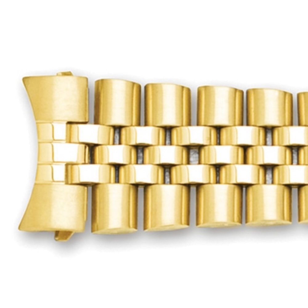 Hadley Roma Men’s Gold Watch Band Bracelet - Picture 3 of 6